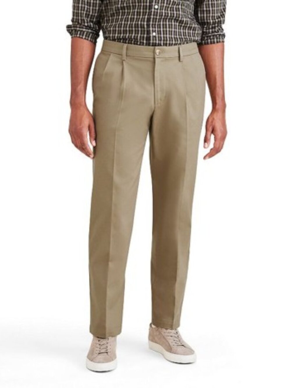 Men's Dockers Signature Iron Free Classic-Fit Khaki Pleated Pants, 36W x 34L